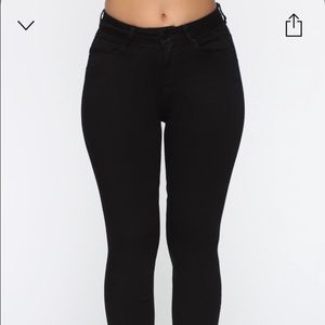 Black fashion nova jeans